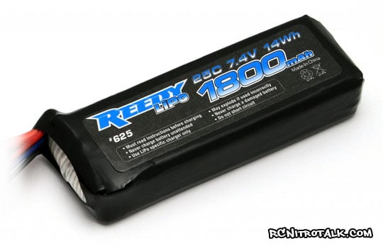 Reedy 1800mAh 25C 7.4V LiPo Battery 
