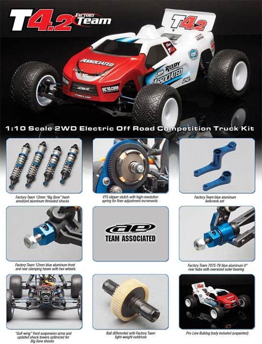 Team Associated RC10T4.2 Features