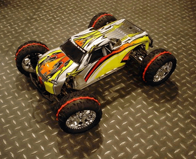 HX3 stripped tires on Traxxas T-Maxx