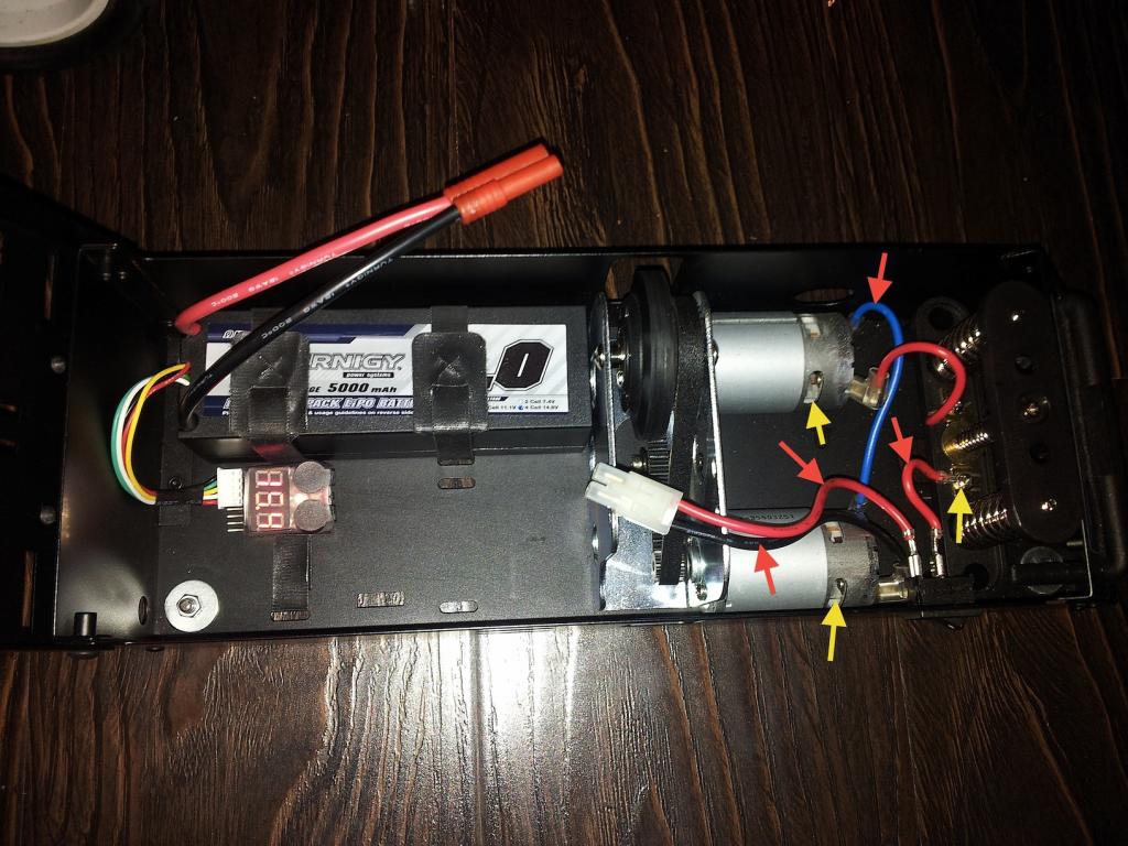 B7016-024 Starter Box 12v Battery Connection to Large Tamiya Compatible Plug 