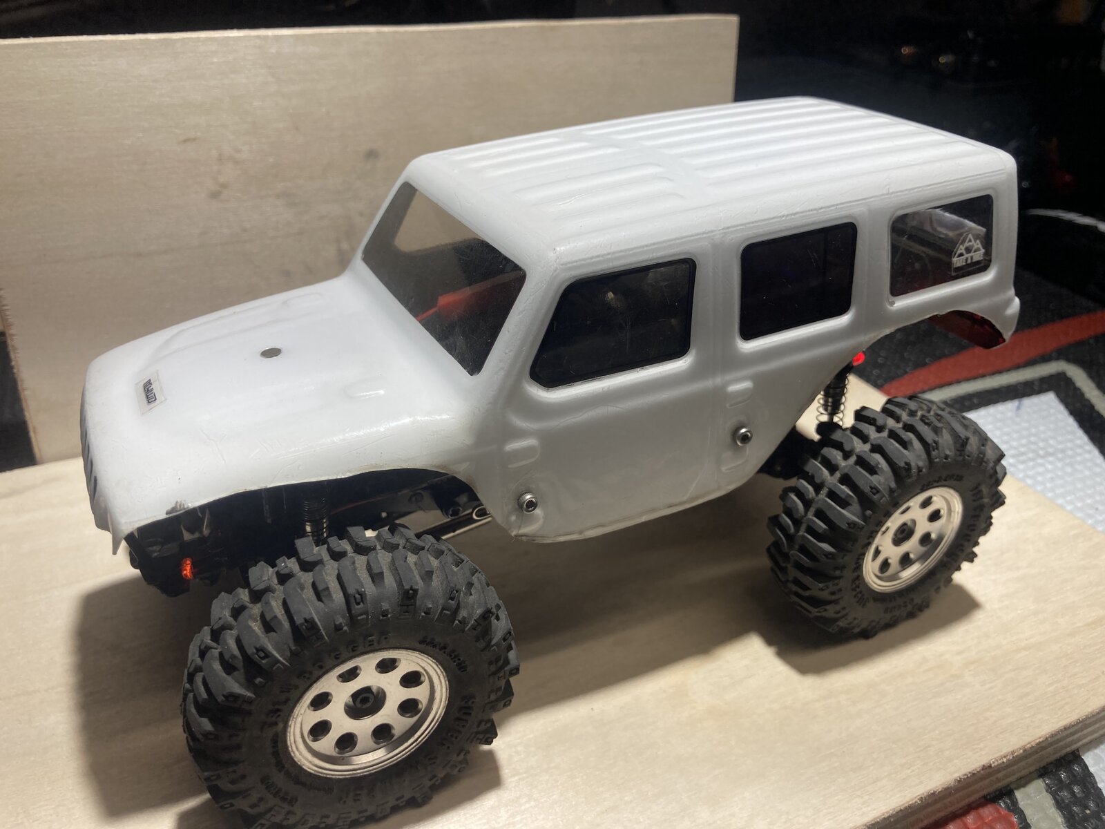 Upgraded Brushless Kyosho Mini-Z with Axial Body.JPG