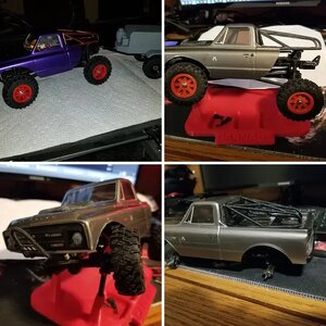 SCX24 Carnage w Overland Trailer