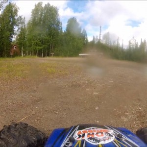 Gopro 2 falls off nitro rc truck - YouTube