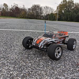 My Traxxas Rustler at Stricker Middle 1