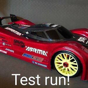Arrma Limitless GT Xlx2 2028 quick test before Speedrun, NO GYRO or perfect pass