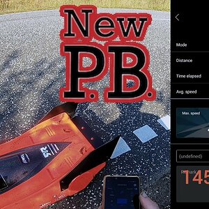 230kph / 145mph Arrma Limitless GT Xlx2. New PB.