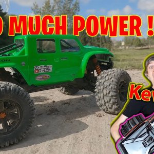 I used Kevin Talbots Setup in my Traxxas Xmaxx...TOO MUCH POWER !