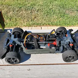 Under body pic with new Spektrum esc and motor