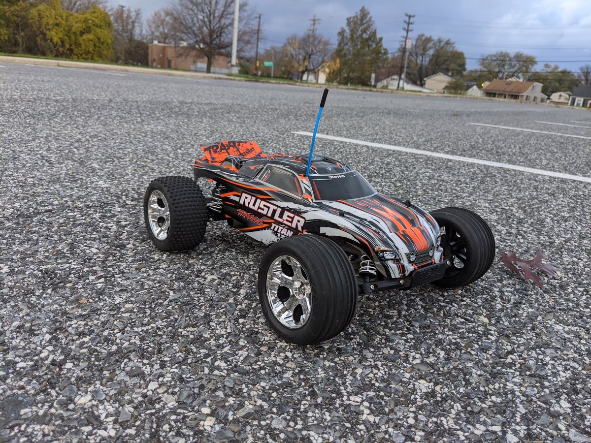 My Traxxas Rustler at Stricker Middle 2