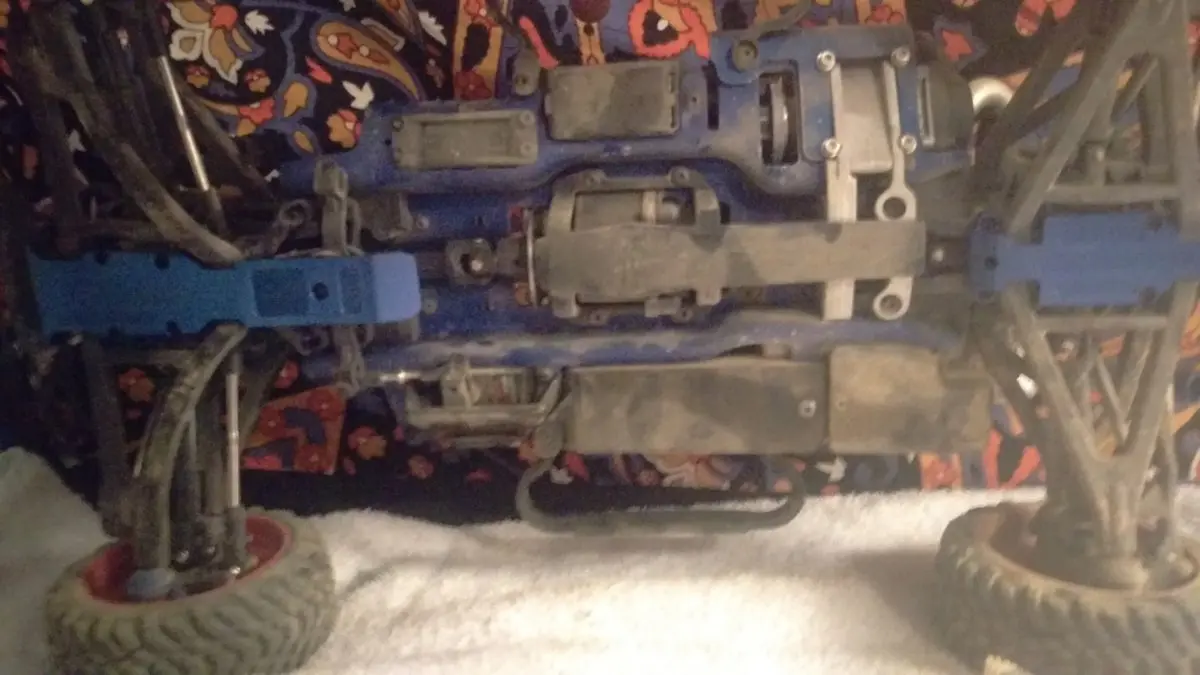 Skid plates mounted onto slayer pro