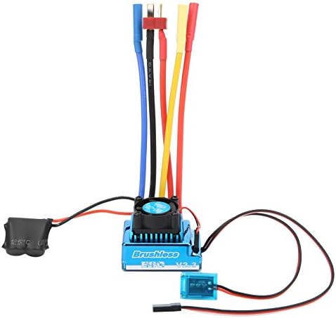 Brushless ESC Electric Speed Controller Waterproof Dustproof Brushless ESC Electronic Speed Controller for 1/10 RC Car Model(（120A）)