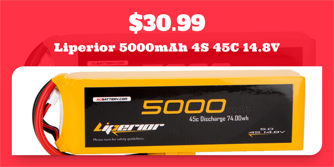 Liperior 5000mAh 4S 45C 14.8V