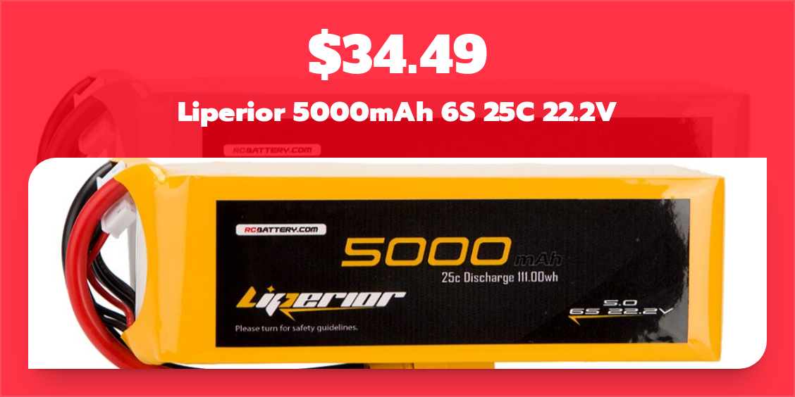 Liperior 5000mAh 6S 25C 22.2V