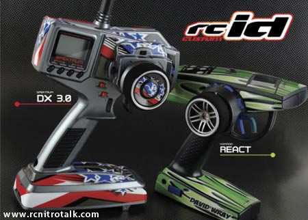 rcID radio skins. DX2.0/3.0 and Nomadio React radios