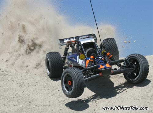 HPI Baja 5b SS throwing dirt around