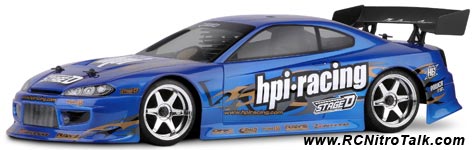 HPI RTR Nitro RS4 3 Drift Nissan Silvia body