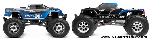 HPI Savage X vs. HPI Savage XL