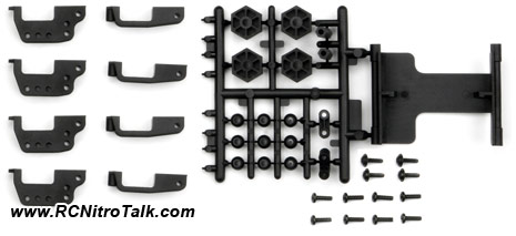 Wheely King servo mount/high link bracket set