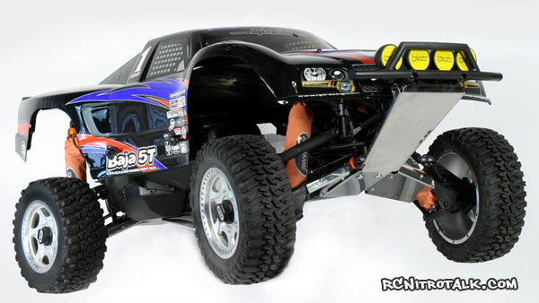 hpi baja 5t with lunatik skid plate