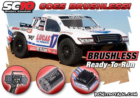 Brushless SC10 short course truck