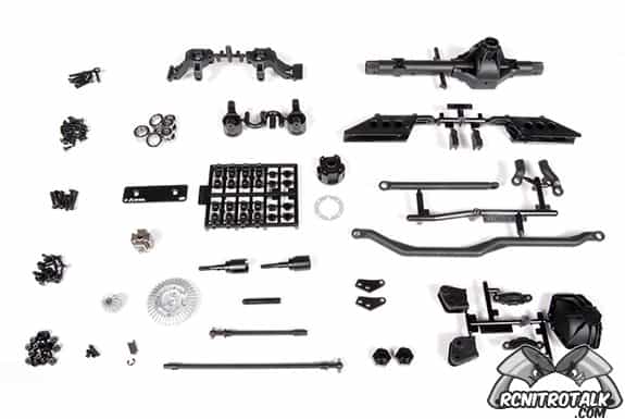 Unassembled Axial AR60 OCP front axle