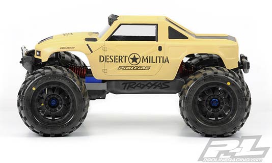 Monster Truck Desert Militia Body side view