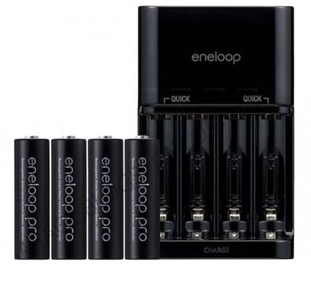 Sanyo Eneloop AA batteries with charger