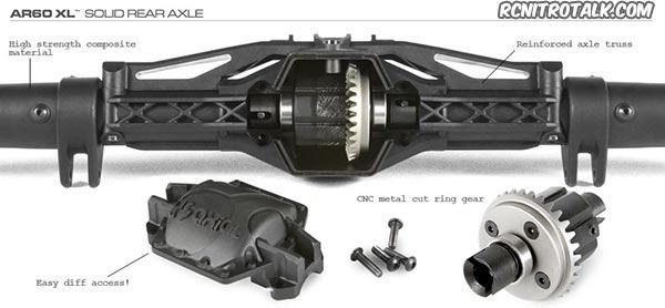 Axial Yeti XL rear axle