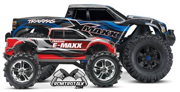 Traxxas X-Maxx compared to Traxxas E-Maxx