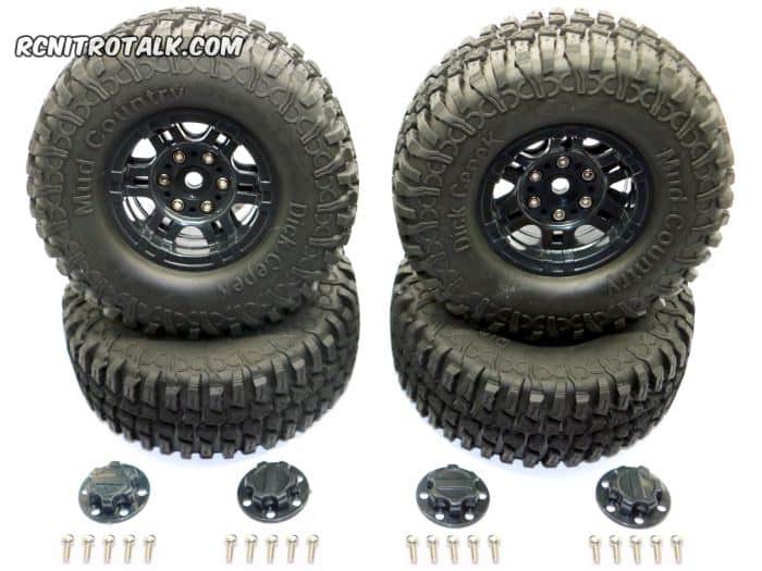 HRC Racing 1.9 Mud Country Tires black