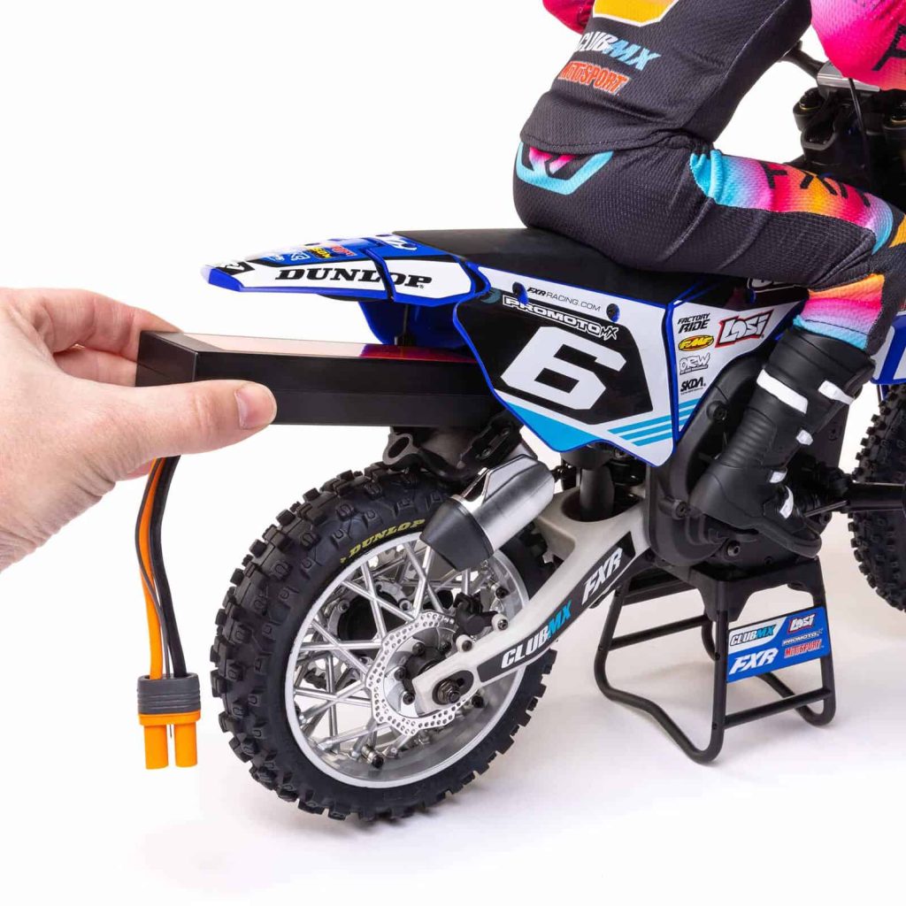 Losi Promoto-MX Motorcycle battery install