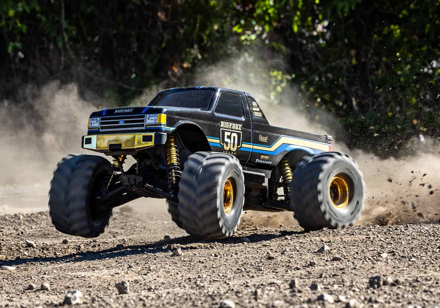 Traxxas X-Monster BIGFOOT 50th Anniversary action