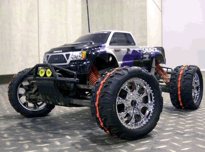 HX3 stripped tires on HPI Savage