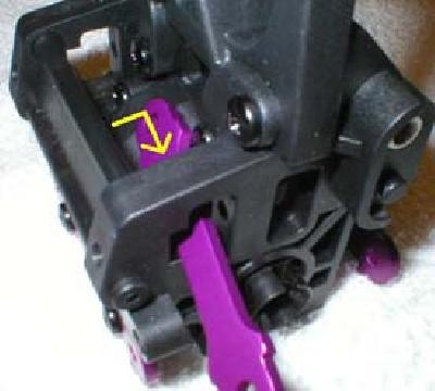 Remove upper aluminum brace