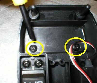 Remove top steering post screws.